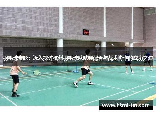 羽毛球专题：深入探讨杭州羽毛球队默契配合与战术协作的成功之道
